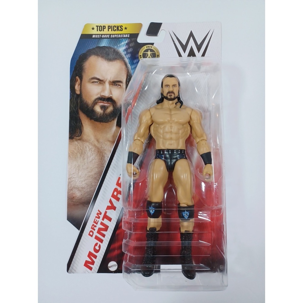 WWE Top Picks Main Event Drew McIntyre- Highly Articulated- Brand New